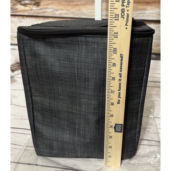 THIRTY-ONE Gray Print Cooler Tote Bag New - Picture 10 of 11